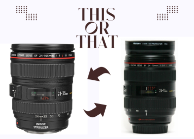 So sánh Lens Canon 24-105mm f/4 vs Canon 24-70mm f/2.8 L1: Đâu là lựa chọn tốt hơn?