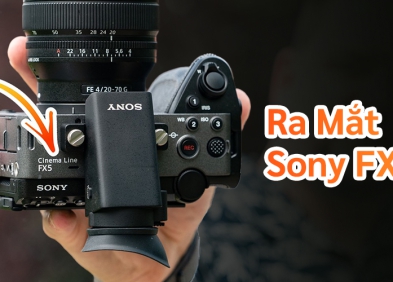 Ra mắt Sony FX5: Máy quay 16.6MP hỗ trợ Open Gate và quay RAW nội bộ