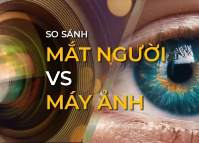 So sánh mắt và máy ảnh: Nguyên lý và sự khác biệt