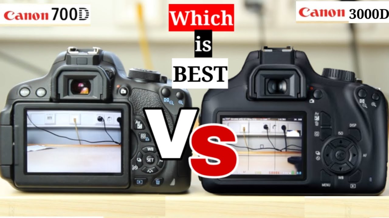 Canon 3000D và 700D