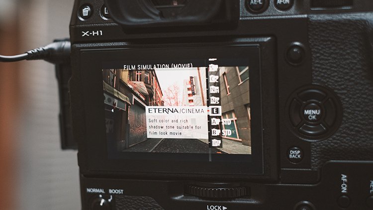 các giả lập màu film Fujifilm