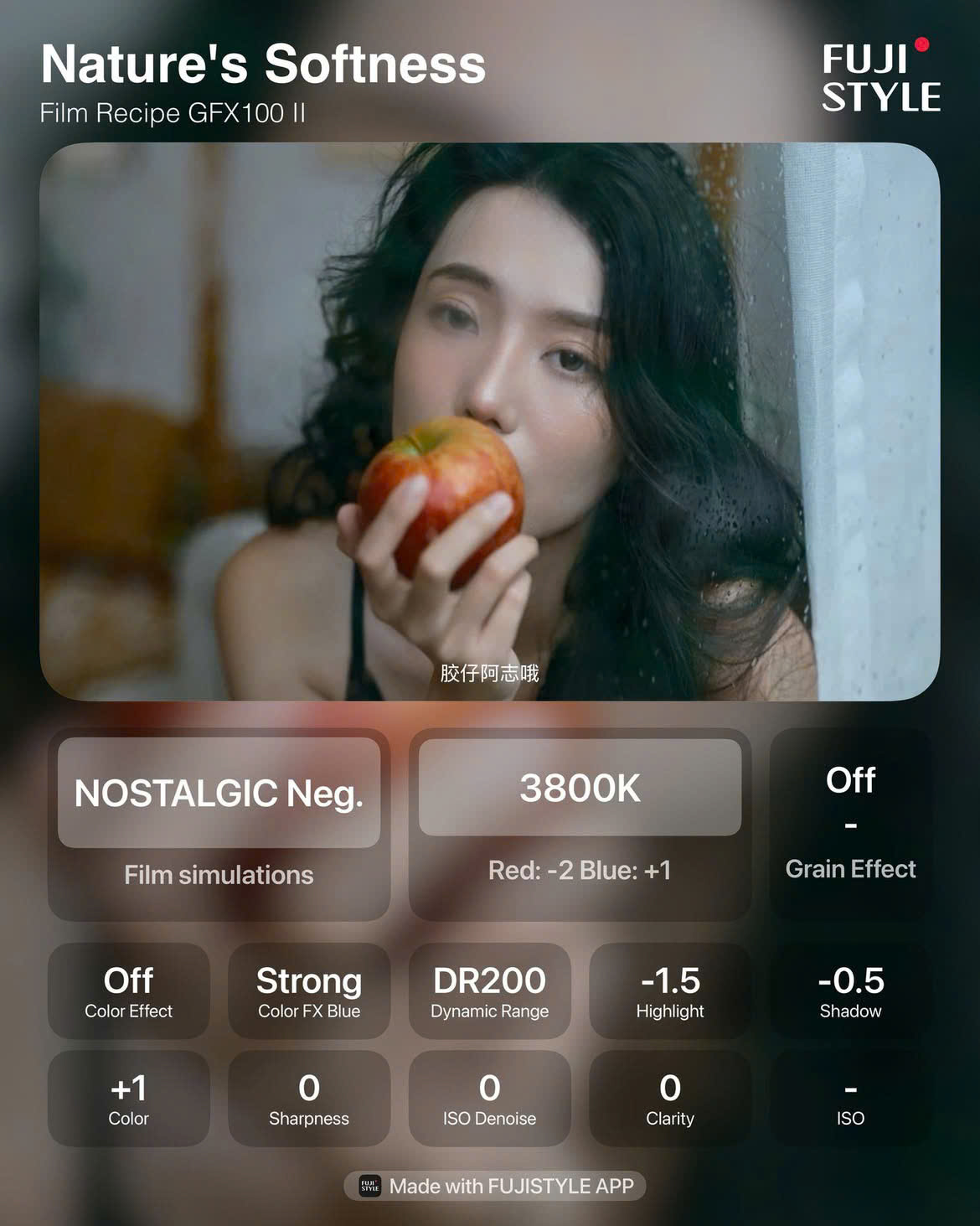 công thức màu fujifilm
