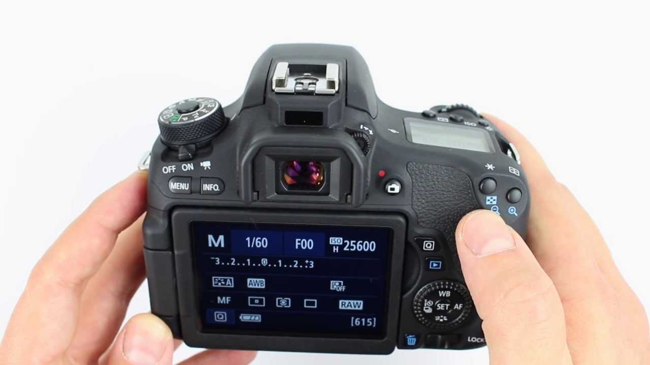 Canon 750D với dải ISO có thể mở rộng từ 100 đến 12.800