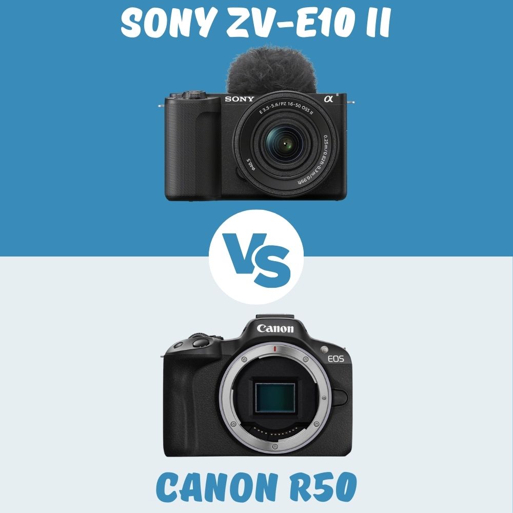Canon R50 và Sony ZV-E10 II đều hỗ trợ quay 4K, nhưng Canon có chống rung tốt hơn khi quay bằng tay.
