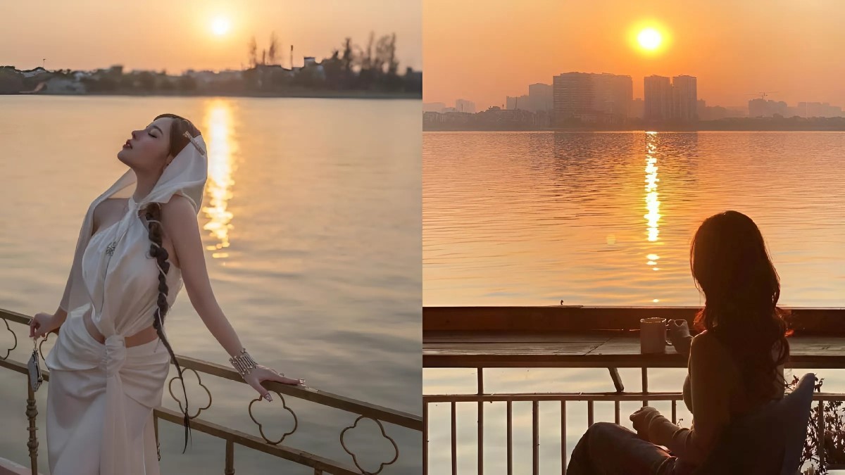 chụp ảnh hoàng hôn