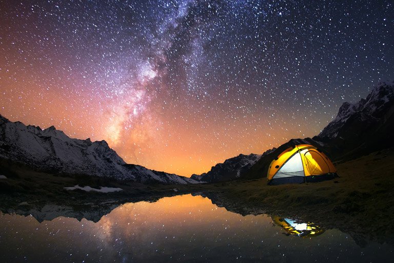chụp ảnh milky way