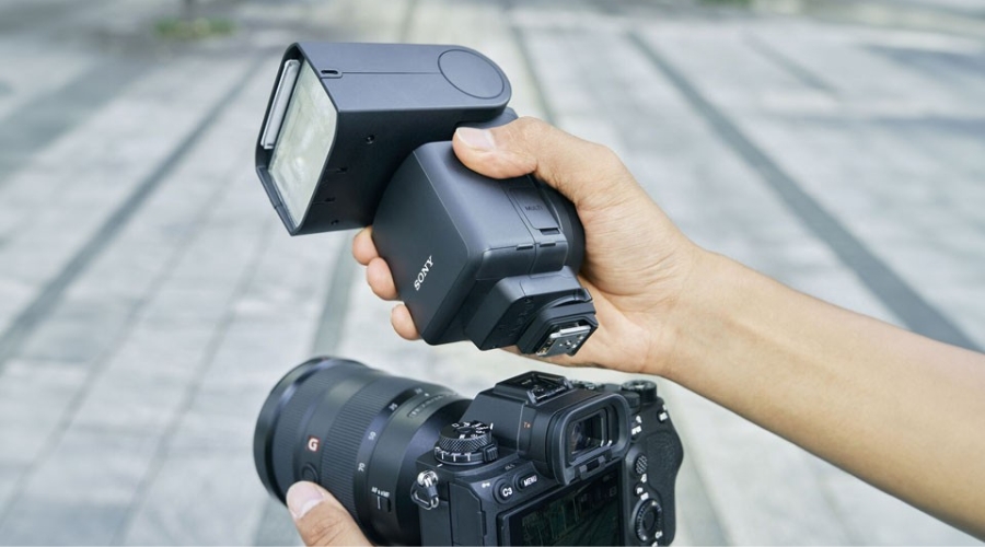 chụp ảnh với đèn flash rời