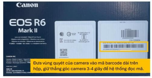 kích hoạt bảo hành canon