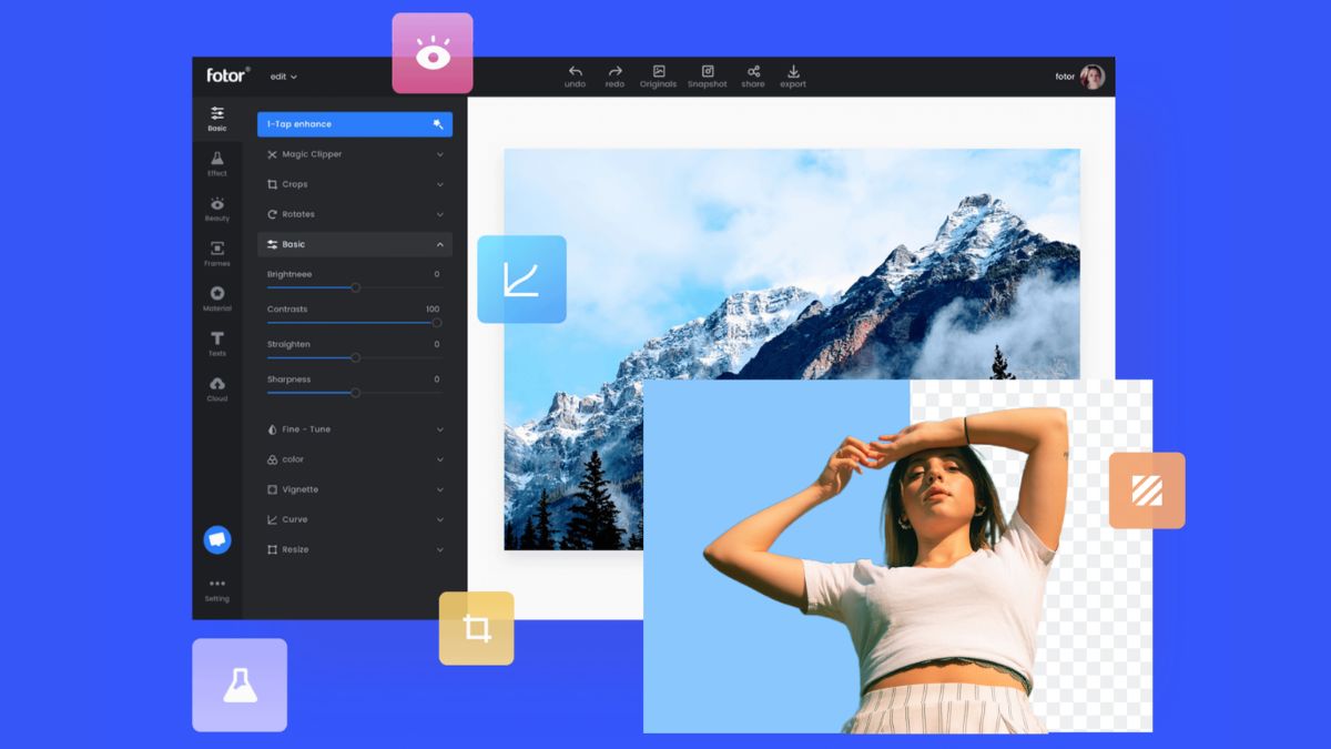 Fotor là một phần mềm chỉnh sửa ảnh miễn phí