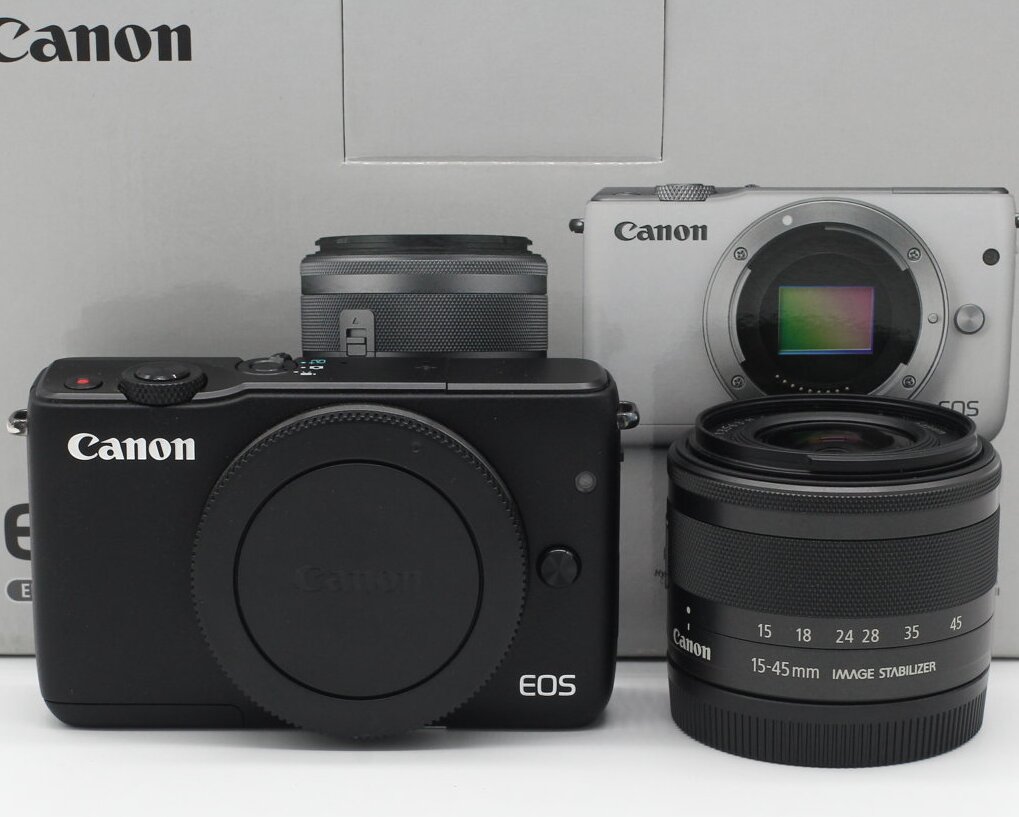 Canon M10 với thiết kế nhỏ gọn và tinh tế phù hợp cho cả nam và nữ.