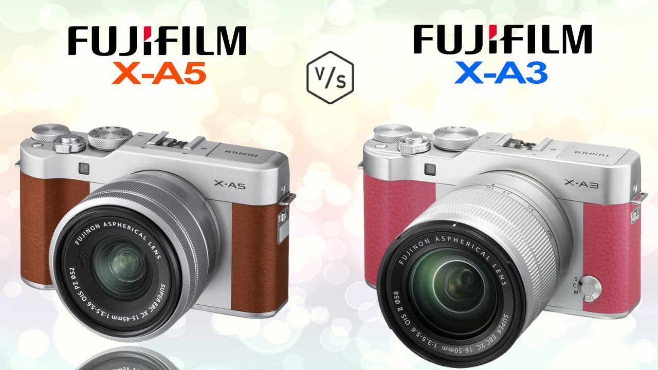 So sánh Fujifilm XA3 với Fujifilm XA5