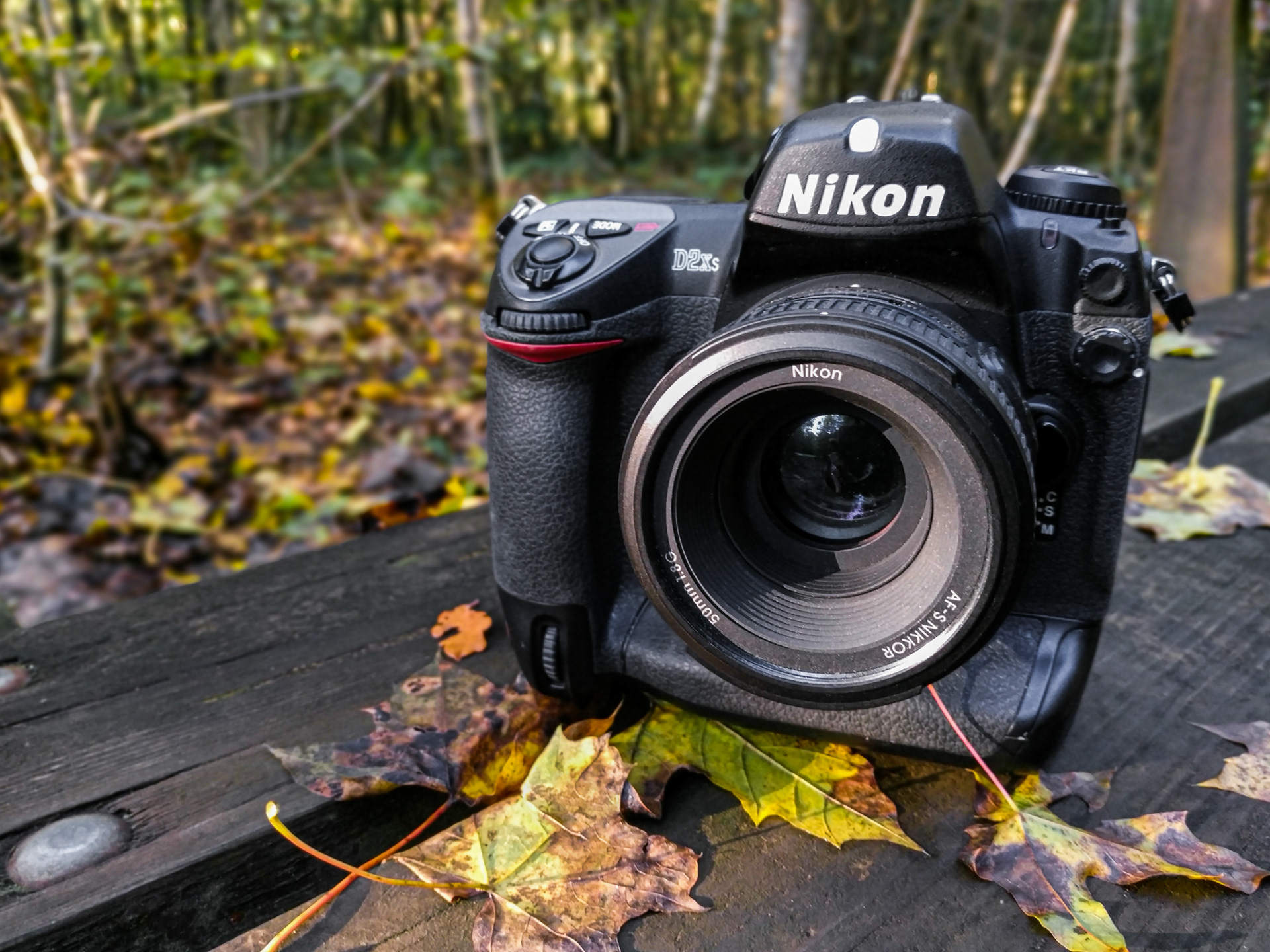 Nikon D2XS - Thân máy hợp kim magiê bền bỉ, thiết kế chắc chắn.