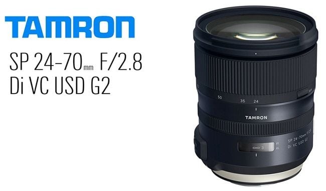Tamron 24-70 f2.8 VC G2 for Canon