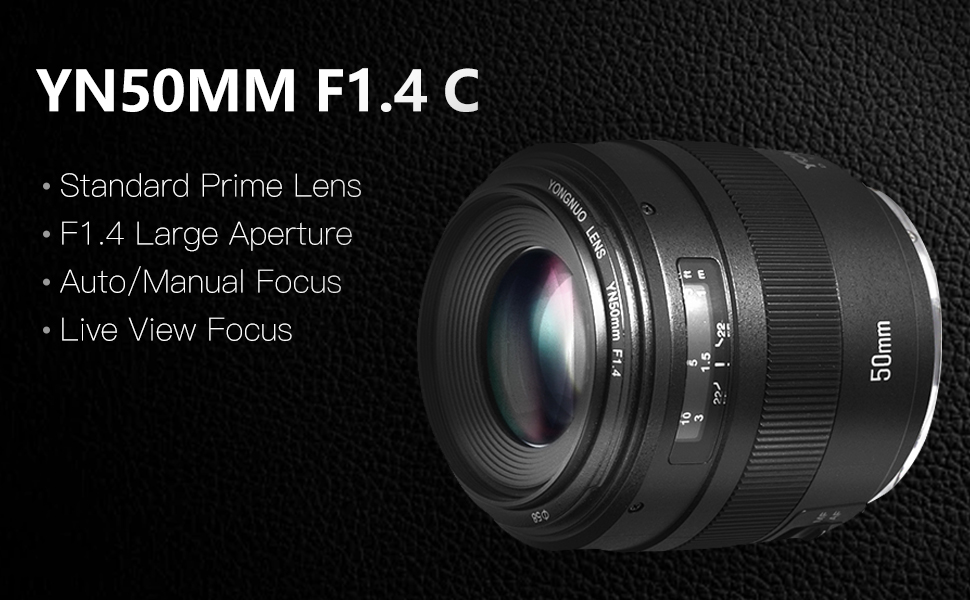 YONGNUO 50MM F1.4 FOR CANON