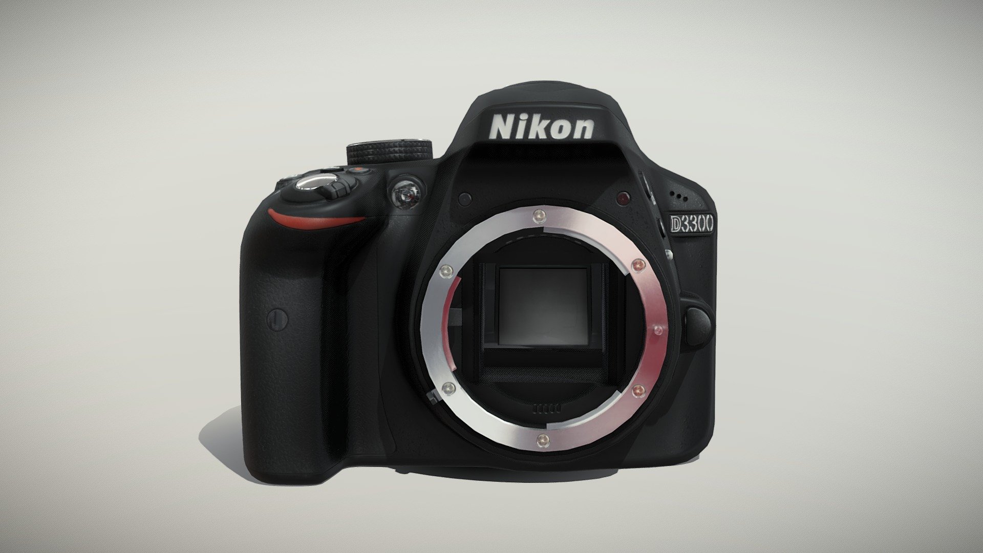 Toàn cảnh thiết kế body Nikon D3300 – nhỏ gọn, chắc chắn, phù hợp với người mới.
