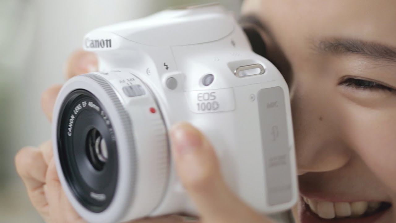 Thiết kế nhỏ gọn và chắc chắn của Canon 100D – lý tưởng cho người mới bắt đầu.