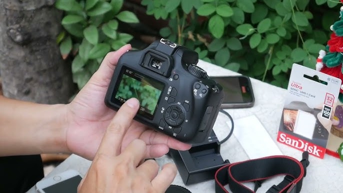 Canon 3000D hỗ trợ quay video Full HD