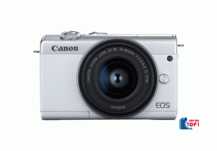 CANON EOS M200 + LENS KIT 15-45STM - HÀNG CŨ (TRẮNG)