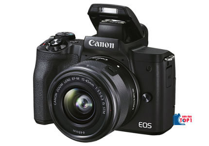 CANON EOS M50 MARK 2 + LENS KIT 15-45STM - 99% ĐẸP KENG