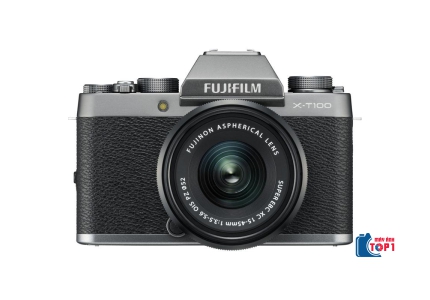 FUJIFILM XT100 + LENS KIT 15-45MM - HÀNG CŨ (XÁM BẠC)