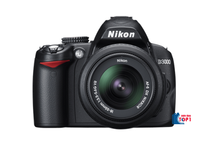 NIKON D3000 + LENS  18-55 MM - HÀNG CŨ 