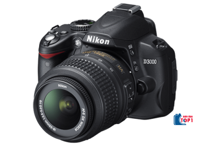 NIKON D3000 + LENS  18-55 MM - HÀNG CŨ 