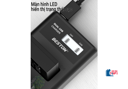 Bộ sạc pin Beston LP-E8 dùng cho các dòng pin LP-E8 của Canon